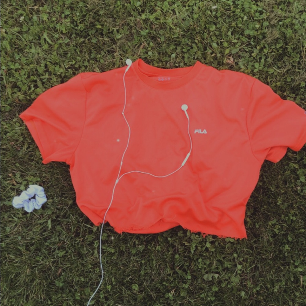 Cute FilA Crop Top